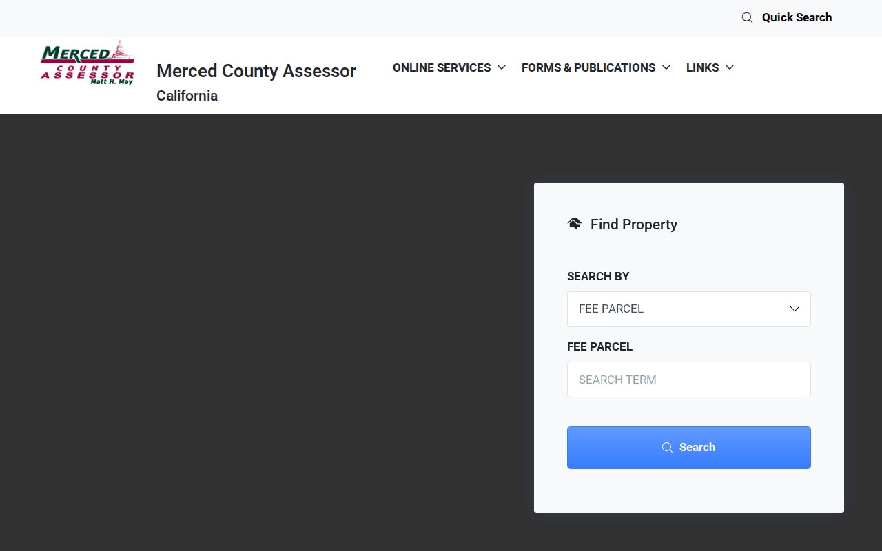 Merced street directory assessment inquiry parcel search