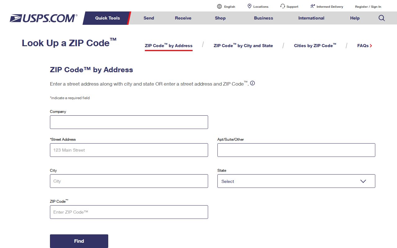 Merced street directory USPS address lookup